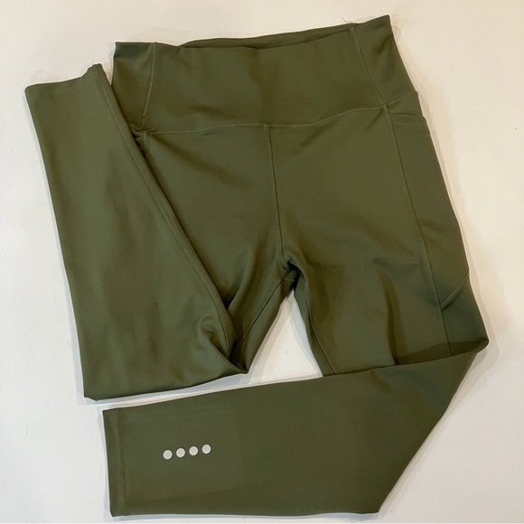 Nicole Miller Pants - Nicole Miller | Sport Olive Green Leggings